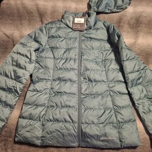 Eddie Bauer Teal Quilted Jacket